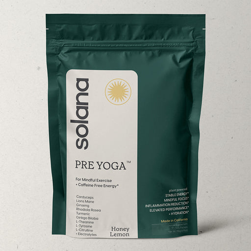 Solana Pre Yoga packaging front