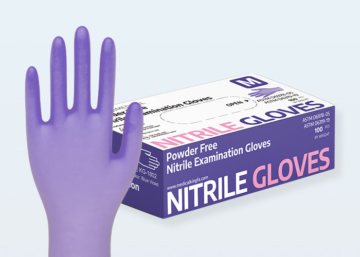 Guantes de examen de nitrilo resistentes a la quimioterapia KINGFA