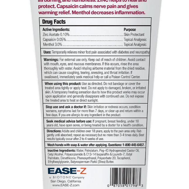BIOTONE® EASE-Z Diabetics' Pain Relieving Foot Cream