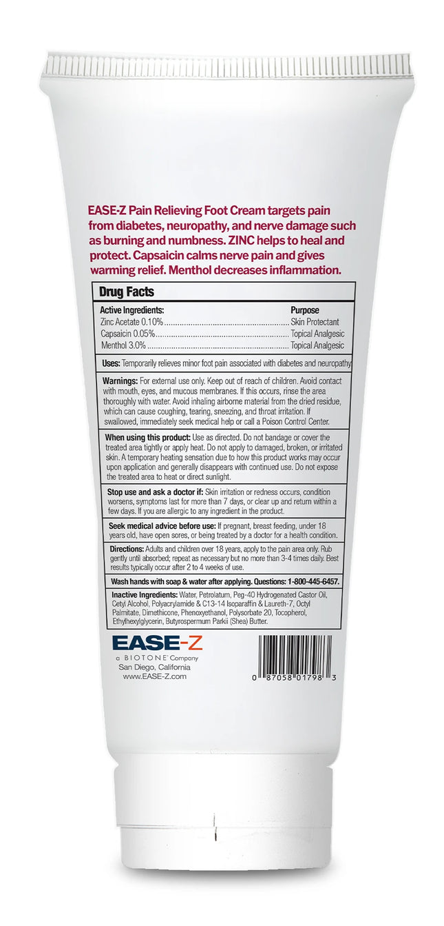 BIOTONE® EASE-Z Diabetics' Pain Relieving Foot Cream