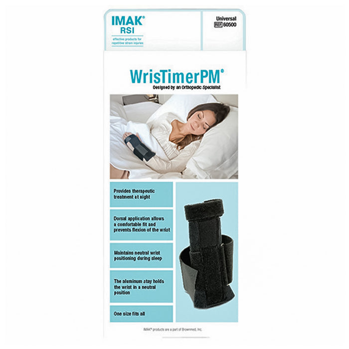 packaging for the Brownmed IMAK WrisTimer PM