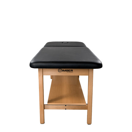 Hausmann Timber Treatment Table in prone position