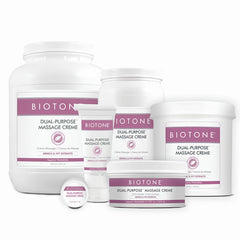 Biotone Dual Purpose Massage Creme product line