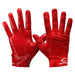 Cutters Rev Pro 4.0 Solid Receiver Gloves in red