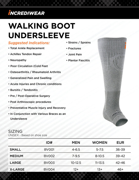 Incrediwear Walking Boot Undersleeve