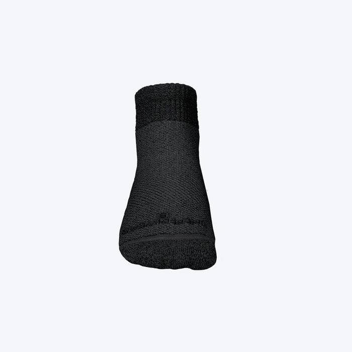 Incrediwear circulation sock quarter cut in black