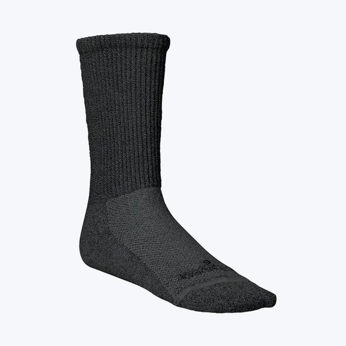 Incrediwear circulation sock crew cut in black
