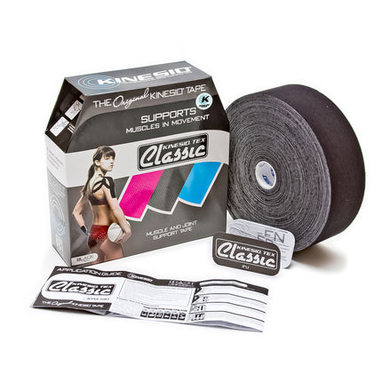 Kinesio Tex Classic Athletic Tape in black