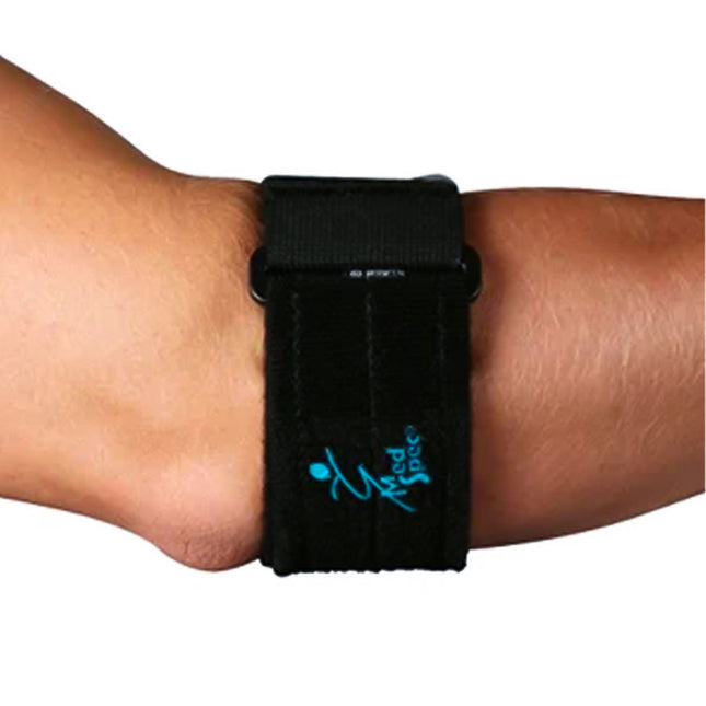 Med Spec EpiGel Tennis Elbow Support worn right below the elbow