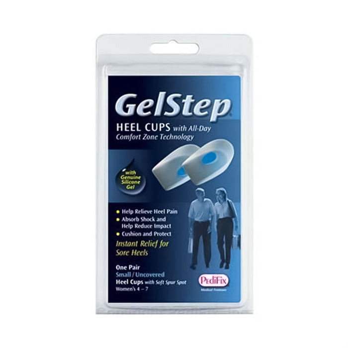 PediFix GelStep Heel Cups with Soft Spur Spot - Covered