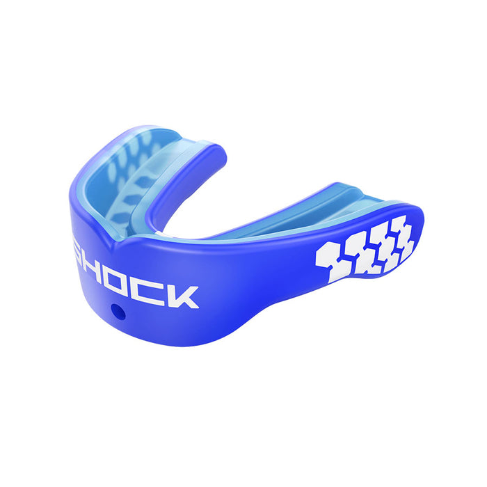 Shock Doctor Sport Gel Max Protective Mouth Guard for Football, Basketball,  Hockey, Soccer, Youth, Blue and Black