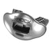 ShockDoctor Max AirFlow Mouthguard in silver chrome