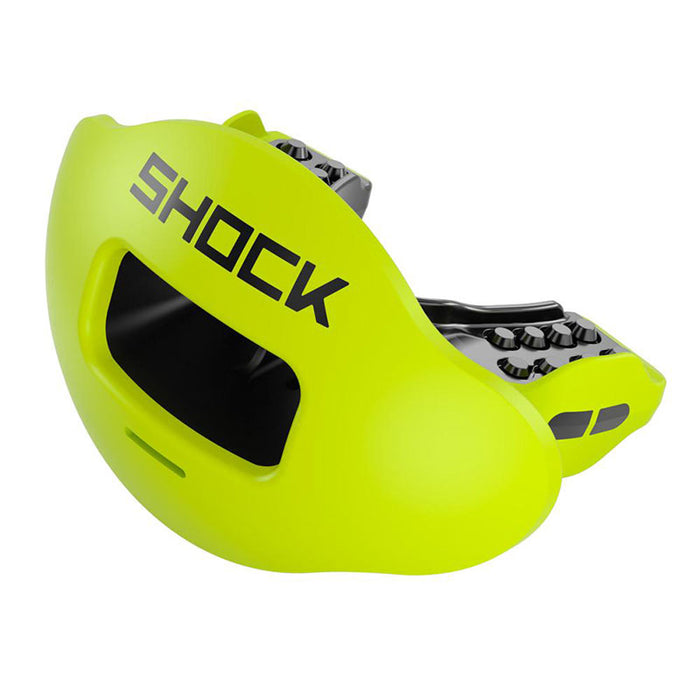 ShockDoctor Max AirFlow Mouthguard in yellow